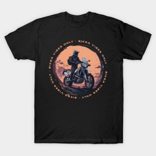 Biker vibes only motorcycle T-Shirt